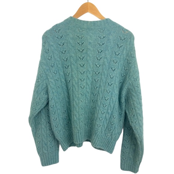 DOEN ADLER  CARDIGAN SWEATER  IN AGAVE Agave-size M - Picture 5 of 11